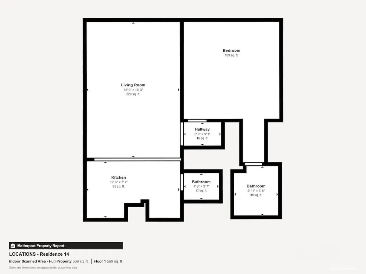 Residences 14 - Gorgeous One Bedroom Dubai